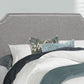 8th Street Transitional Full Upholstered Bed - Gray
