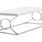 Rectangular Glossy White Coffee Table