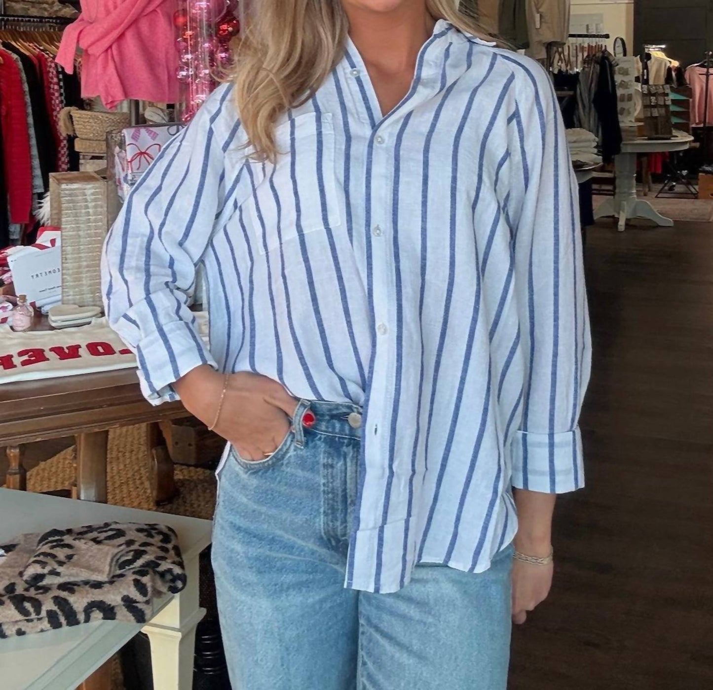 Z Supply - The Perfect Linen Long Sleeve Top