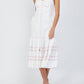 Fate - Rio Top Stitch Detail Linen Blend Dress