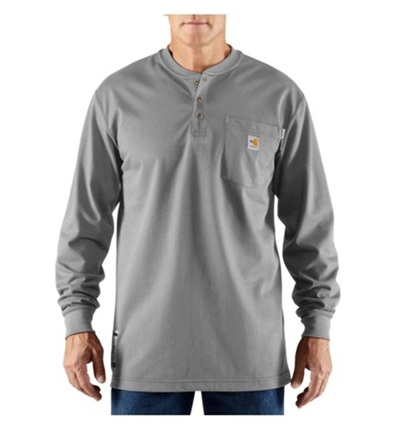 Carhartt - Flame Resistant Force Long Sleeve Henley Shirt - Tall