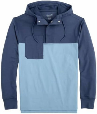 Johnnie-O - Men's Harrison Mixed Media Henley Hoodie