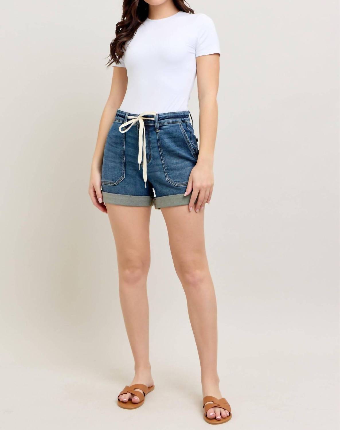 Judy Blue - High Waist Jogger Denim Short