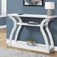 Accent Console Table For Entryway, Unique Curved Design
