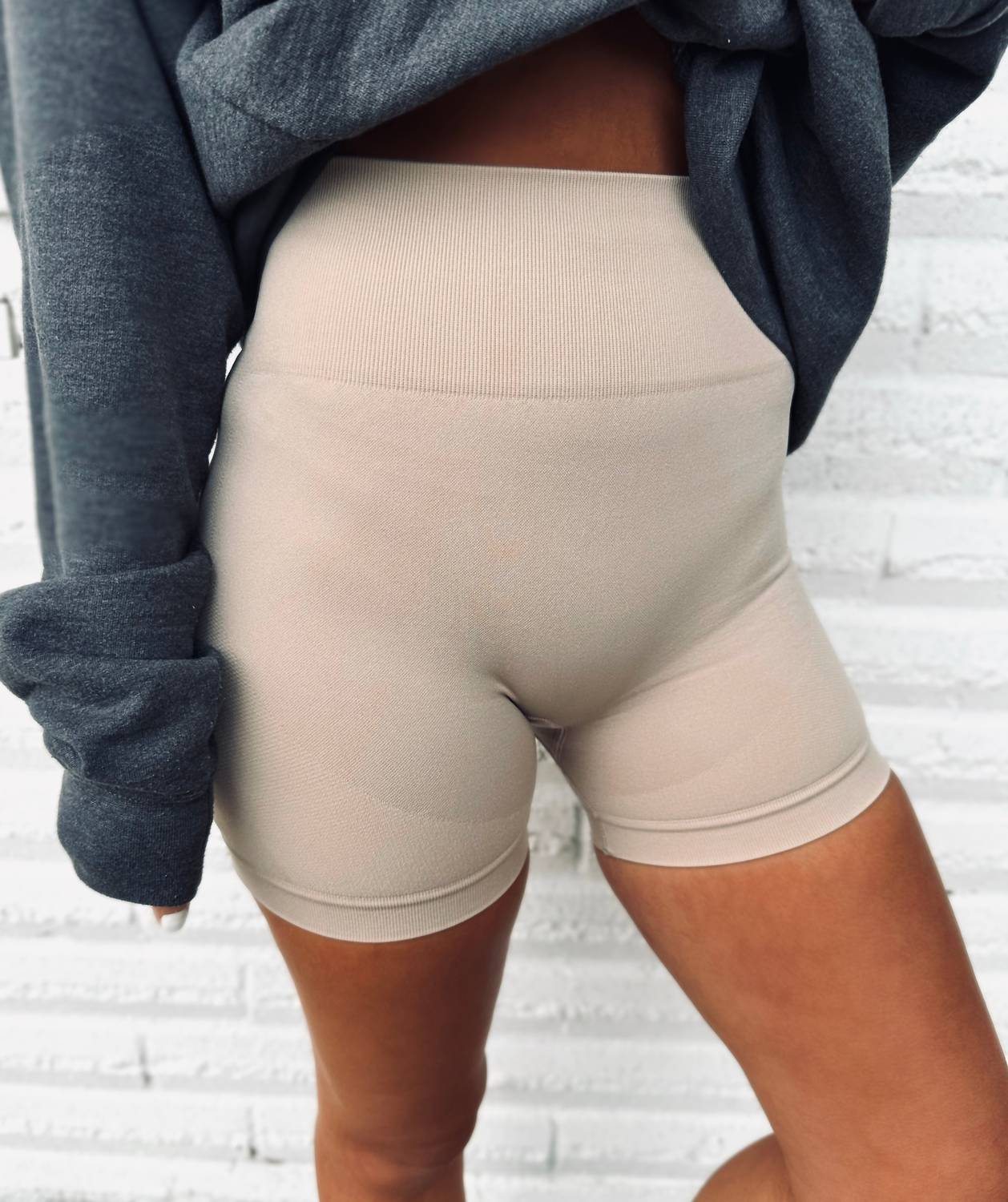 Dear Lover - High Waist Scrunch Butt Biker Shorts