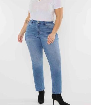 Kancan - Alannah High Rise Slim Straight Jean - Plus