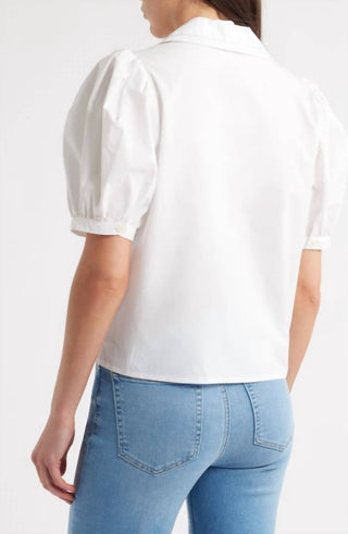 Frame - Sailor Puff Sleeve Blouse