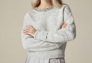 J.Crew - Embellished Pullover Sweater