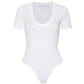 Good American - Women's Super Stretch Deep V-neck Bodysuit