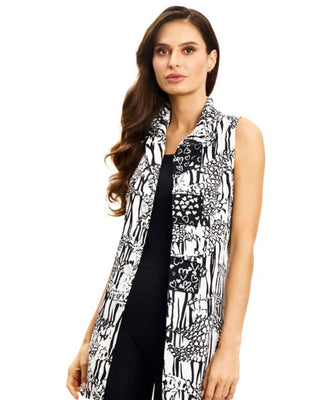 Adore - Heart Patch Sleeveless Tunic Blouse