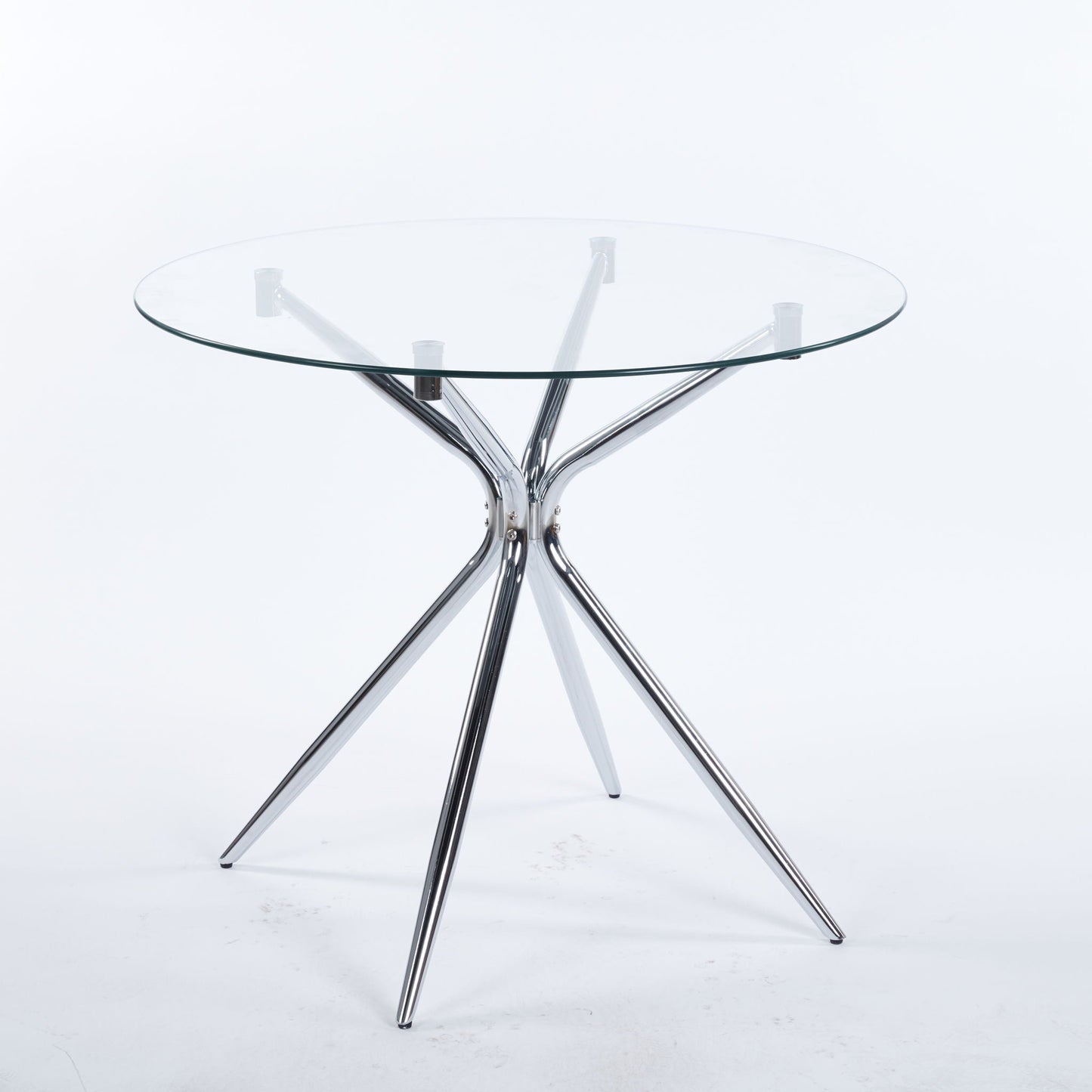 Compact Dining Table With Glass Top