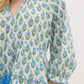 Entro - Tiered Scalloped Floral Mini Dress