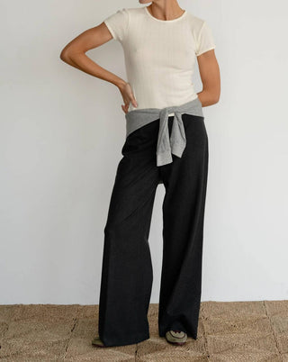 Donni. - The Pointelle Baby Short Sleeve Tee