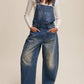 Listicle - Women's Denim Barrel Overalls