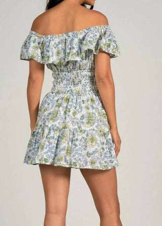 Elan - Off Shoulder Ruffle Dress