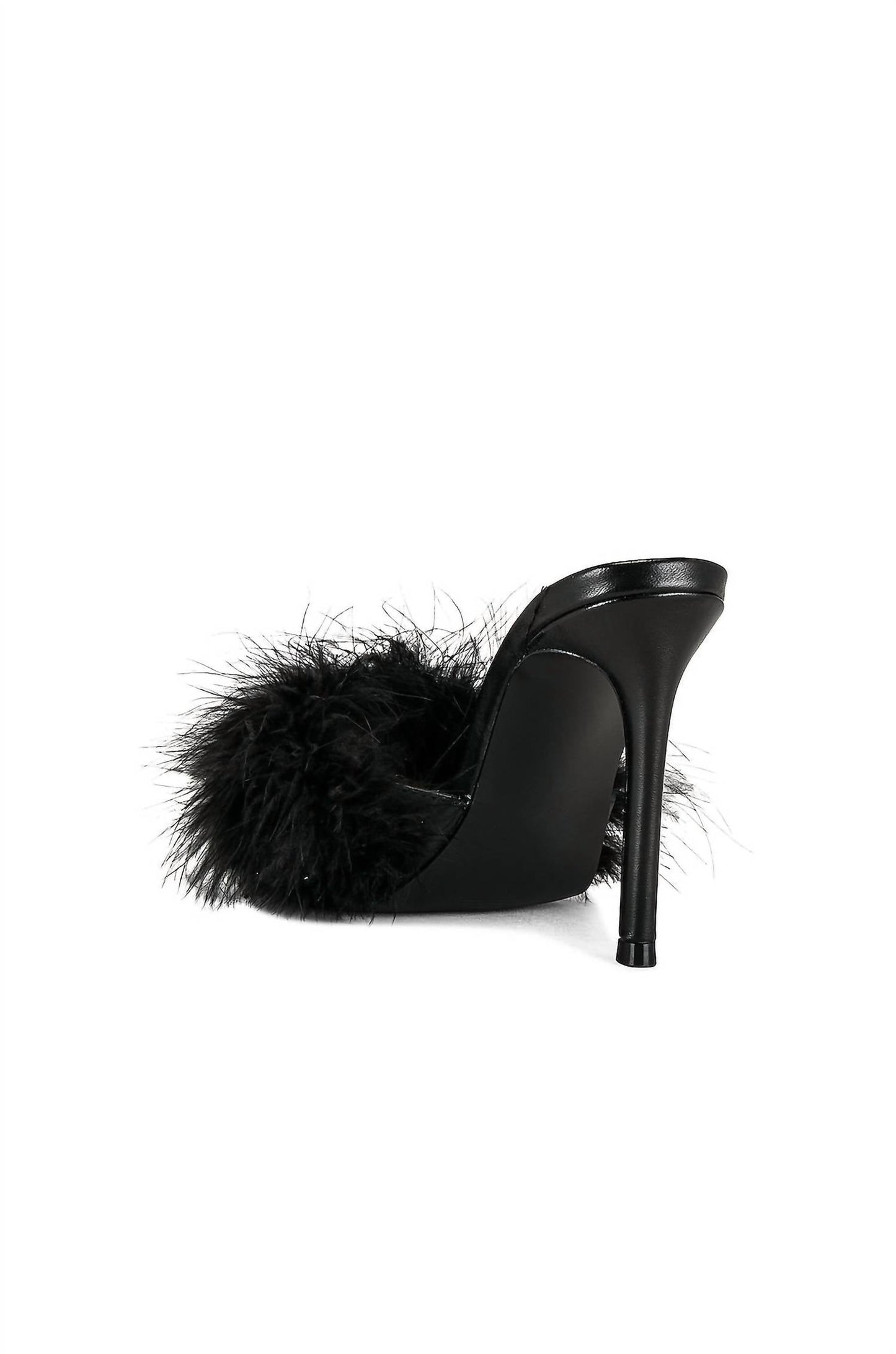 Steve Madden - Women's Spin Leather Hi Feather Heels