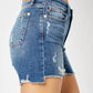 Judy Blue - Mid rise Hi-Lo Shorts