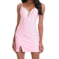 Ashleylauren - Tight Beaded Hoco Dress