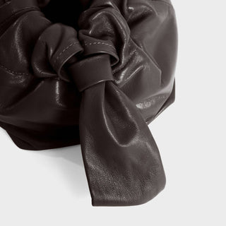 Lemiz - Women's Mariposa Twist Clutch Leather Handbag