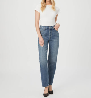 Paige - Sawyer High-rise Straight Leg Jeans