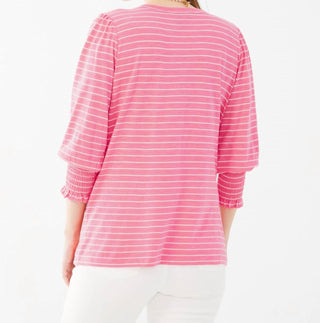 Fdj - Smocked Cuffs Top