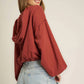 Project Social T - Samson Bubble Hem V-Neck Hoodie