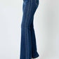 Judy Blue - High Waist Angled Side Detail Flare Denim Jeans