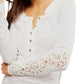 Free People - Our Song Henley Cuff Tee