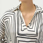 Joseph Ribkoff - Satin Geometric Print Boxy Top
