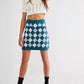 Free People - Argyle Viola Sweater Skirt