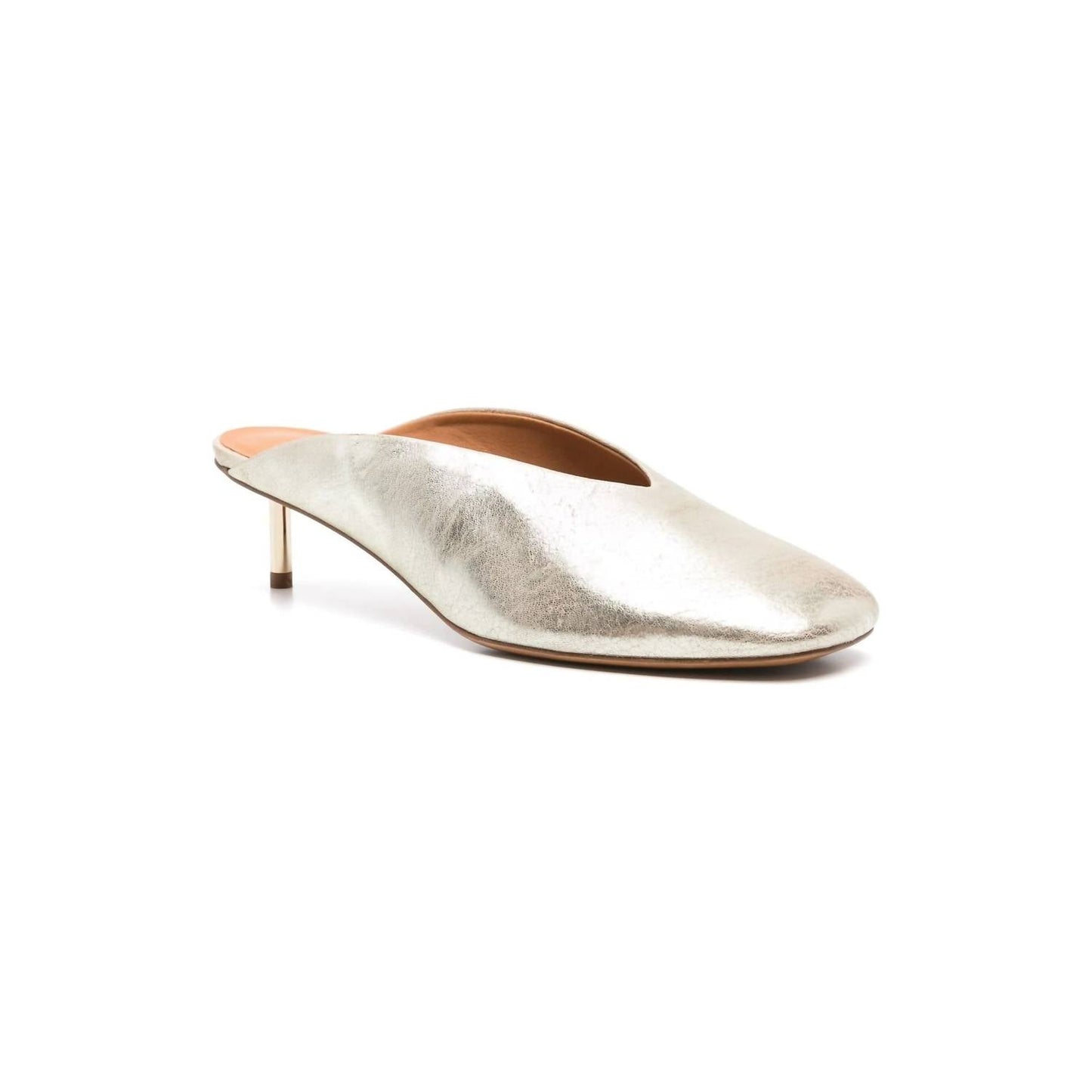 Forte Forte - Women's Metal Heel Laminated Leather Sabot