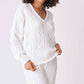 Pj Salvage - Chenille Cozy Cable V-Neck