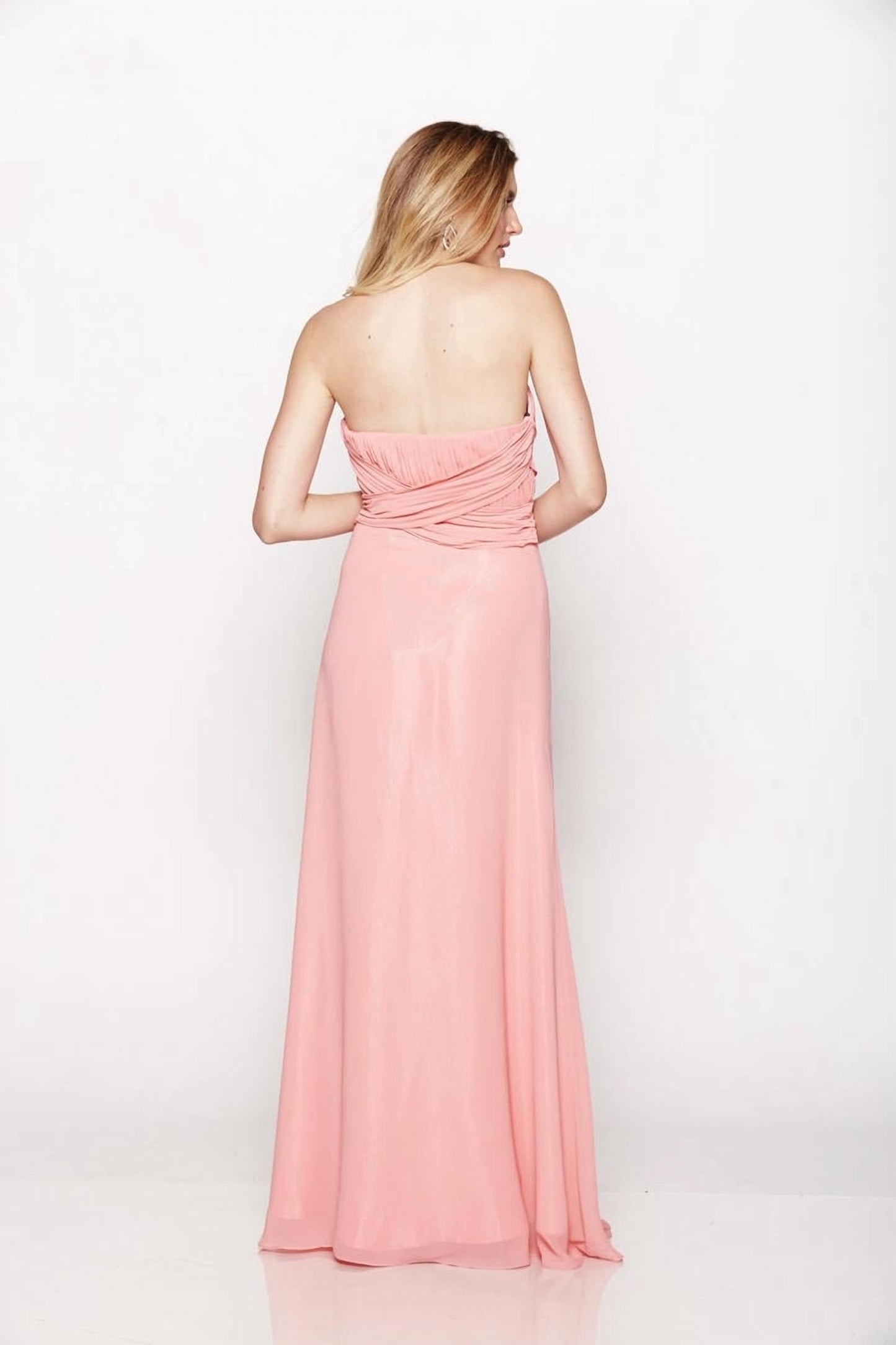 Milano Formals - Serenity Drape Strapless Gown
