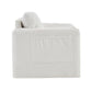 Modern Accent Chair Single Seater Ivory White