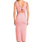 Elan - Maxi Back Twist Cut out Dress