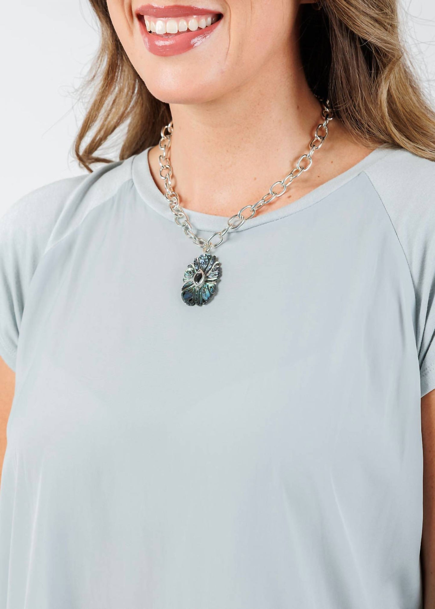 Chan Luu - Women's Angel Abalone Pendant Necklace
