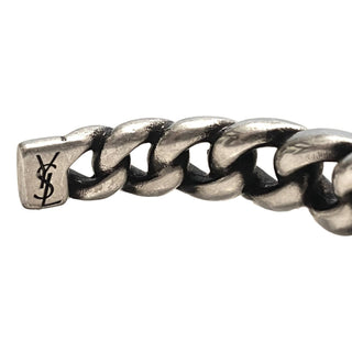Saint Laurent - Women's Gunmetal Chain Link Cuff Bracelet