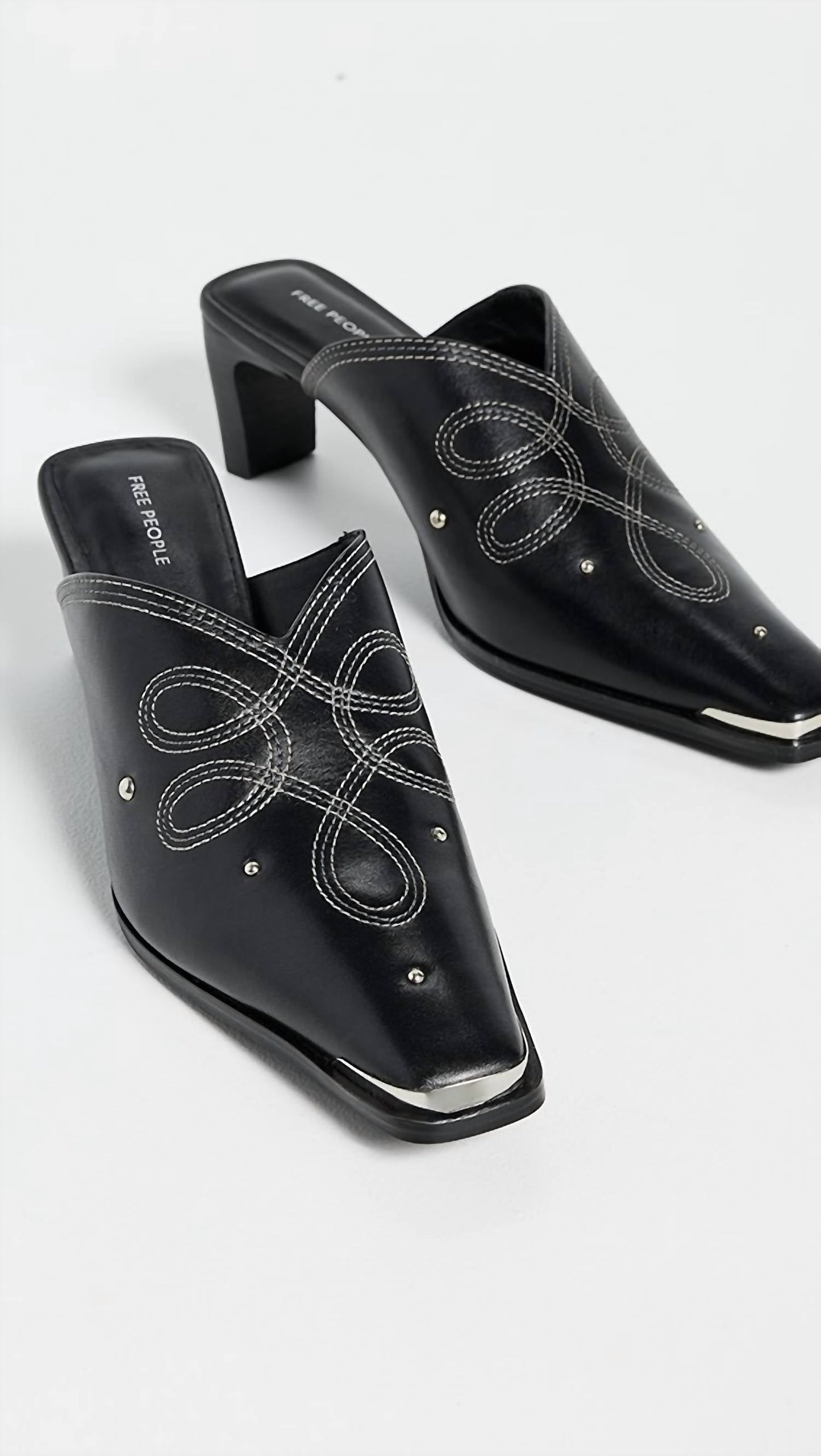 Free People - Women's Roxi Metal Tip Mules