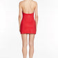Amanda Uprichard - Duffy Rhinestone Halter Mini Dress