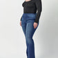 Cello - Plus Size Mid Rise Flare Jegging