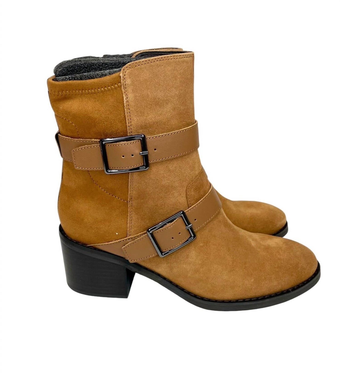 Donald Pliner - Women's Saddle Suede Leather Darby Ankle Boots