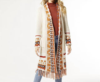Coco + Carmen - Zahara Cardigan With Fringe