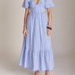 English Factory - Starfish Striped Midi Dress