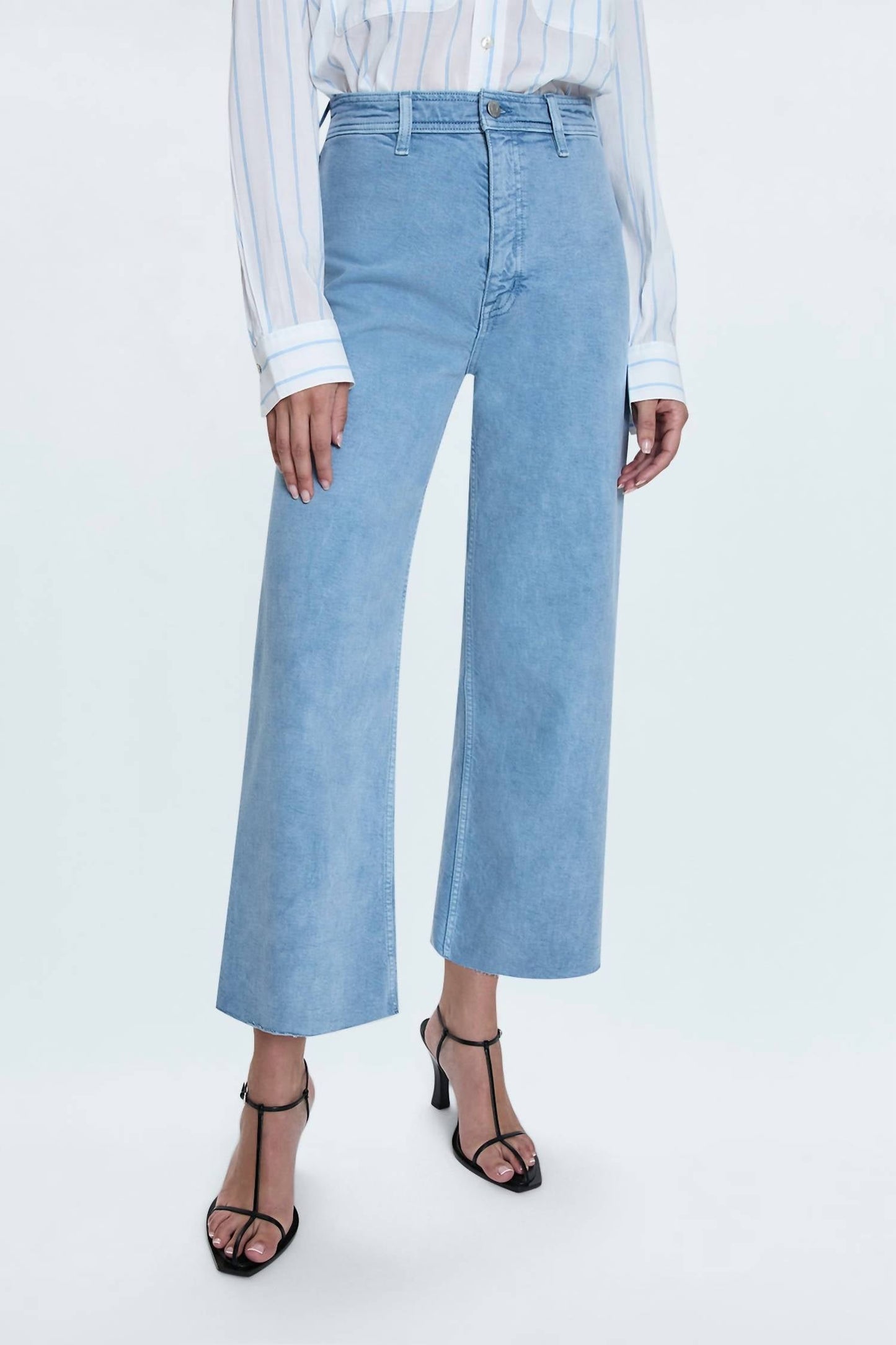 Pistola - Penny High Rise Crop Wide Leg Jean