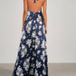 Elan - Capri Floral Halter Maxi Dress