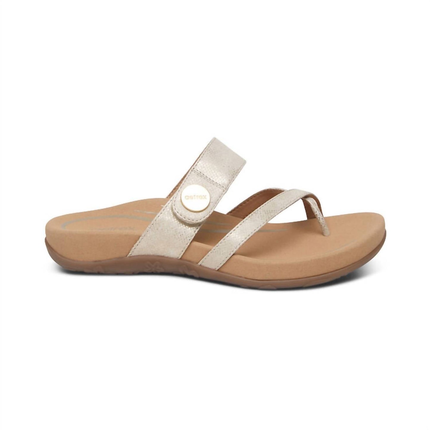 Aetrex - WOMEN'S IZZY ADJUSTABLE SLIDE SANDAL