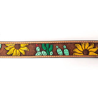 American Darling - Women's Beautifully Hand Tooled Genuine Belt