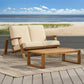 Paloma Contemporary Loveseat and Coffee Table Set