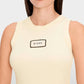 Marc Cain - Ribbed Top With "happy" Patch