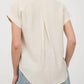 Blu Pepper - Collared Cuff Sleeve Back Pintuck Shirt